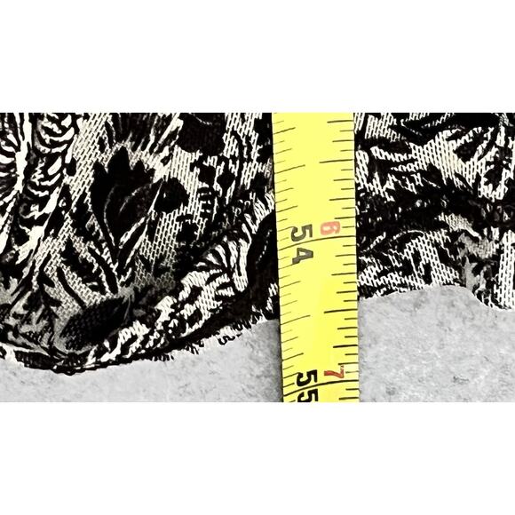 Maxi Dress SZ L Black Green Cottagecore Peasant Prairie Boho Long Sleeve Tiered - Picture 9 of 10